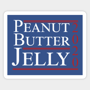 Peanut Butter and Jelly 2020 Funny Political Campaign Shirt Magnet